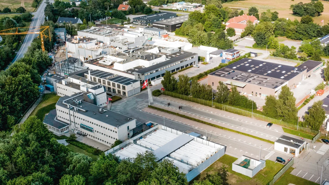 Bavarian Nordics produktionsanlæg i Kvistgård