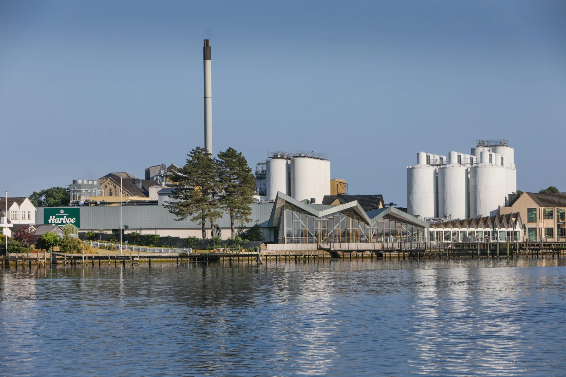 Harboe's brouwerij aan de waterkant