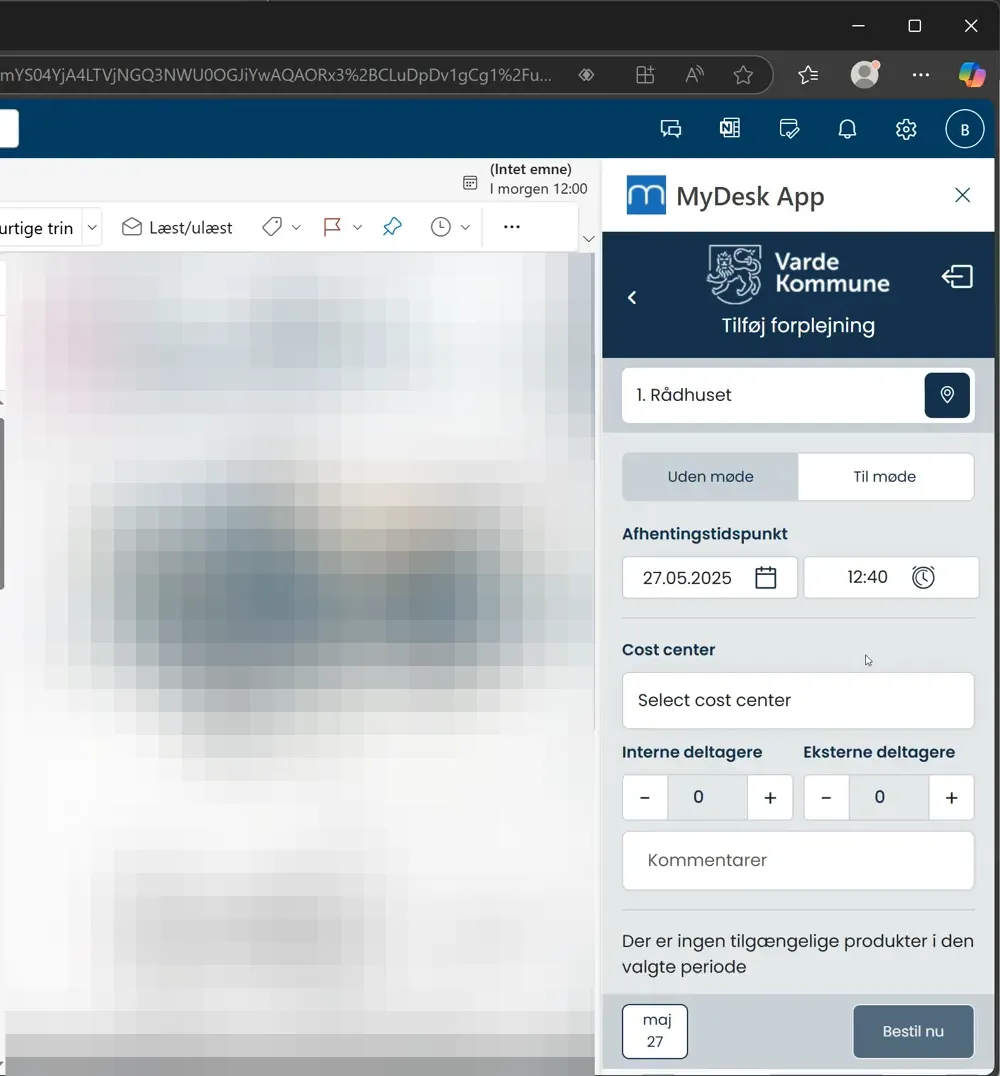 Mötesservering alternativ