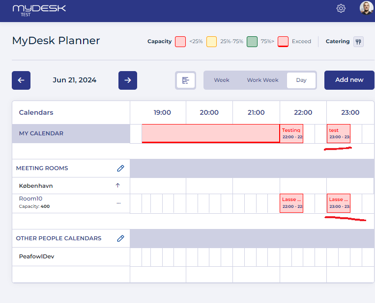 Meeting title in Planner
