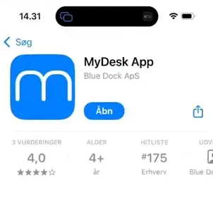 Installation de l'application MyDesk