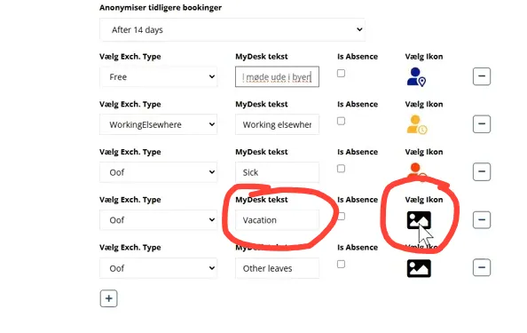 Text und Symbole hinzufügen
