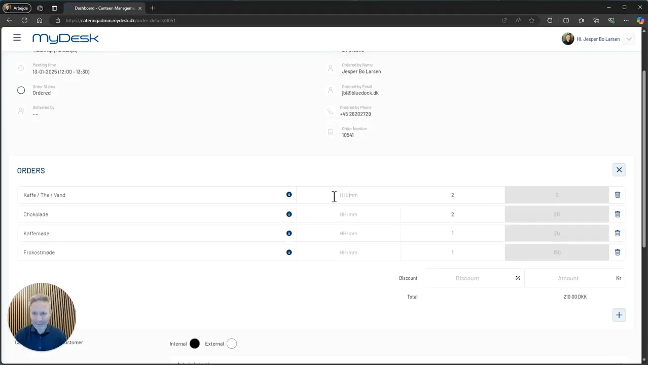 Add times for part delivery