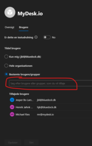 Skærmbillede fra den oprindelige guide