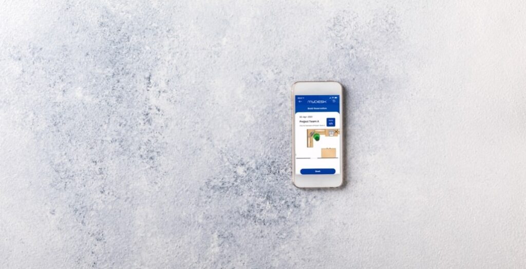 mydesk app on mobile