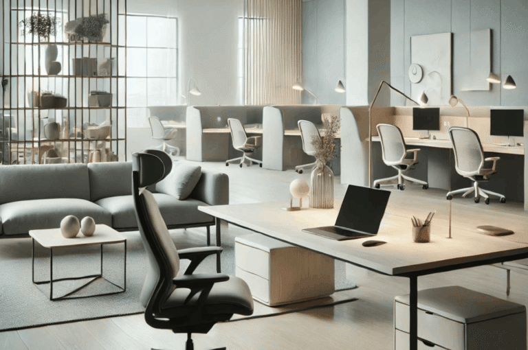stort lyst kontor