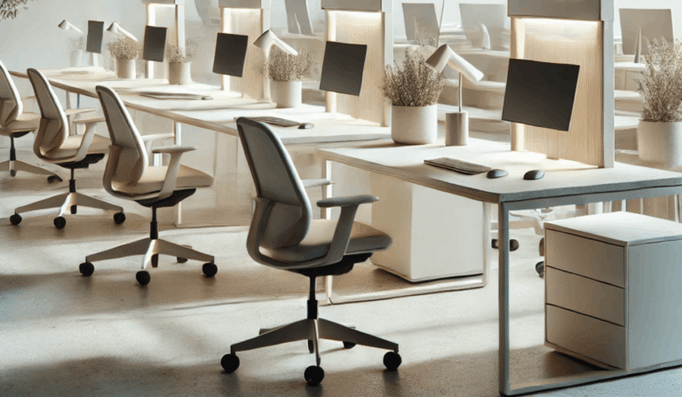 stort lyst kontor